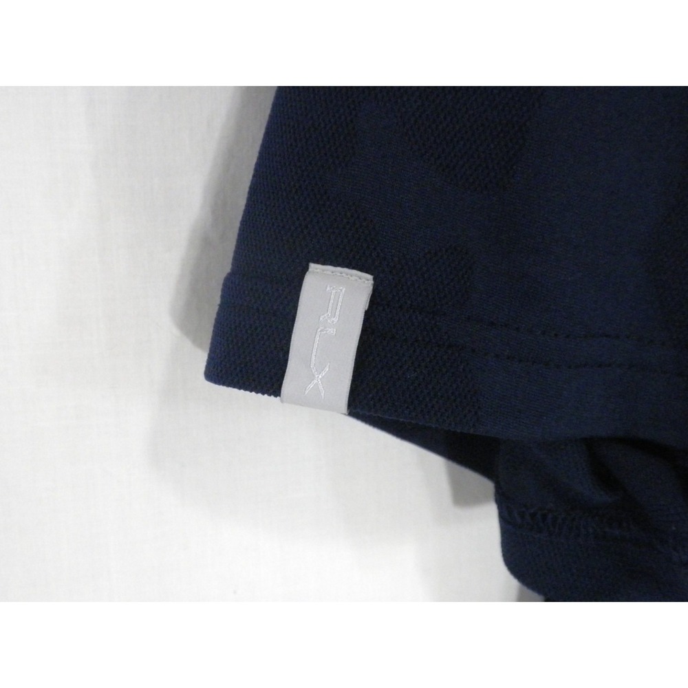 Ralph Lauren Polo Shirt Mens L Blue Jacquard Camo RLX PGC Golf Logo Performance - Picture 6 of 14